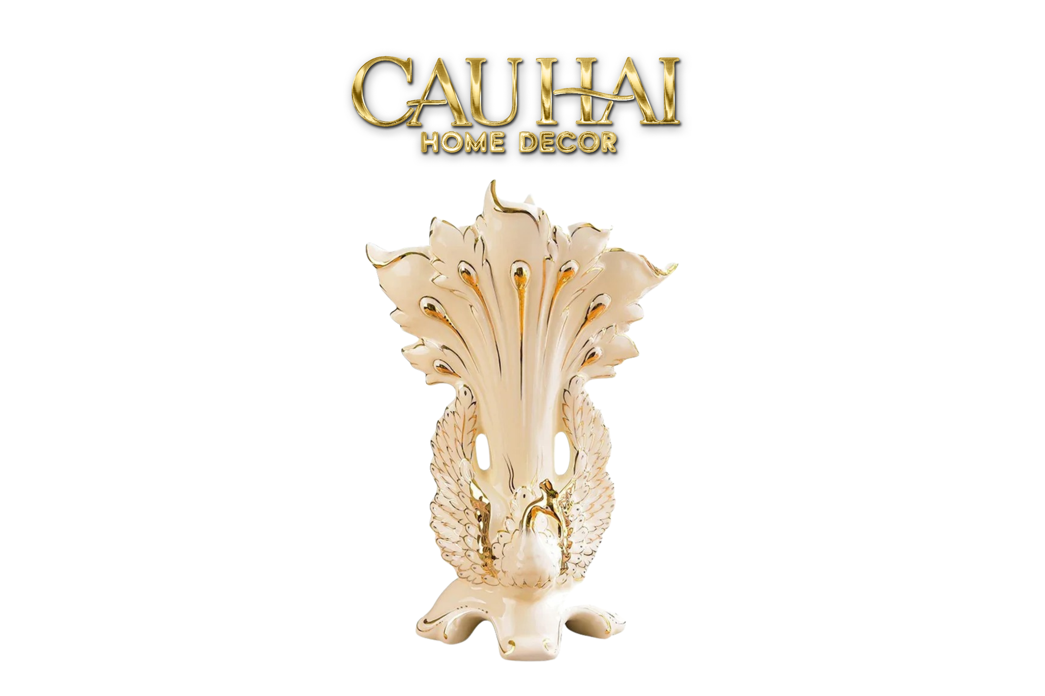 HOME COUTURE - PEACOCK VASE SS25