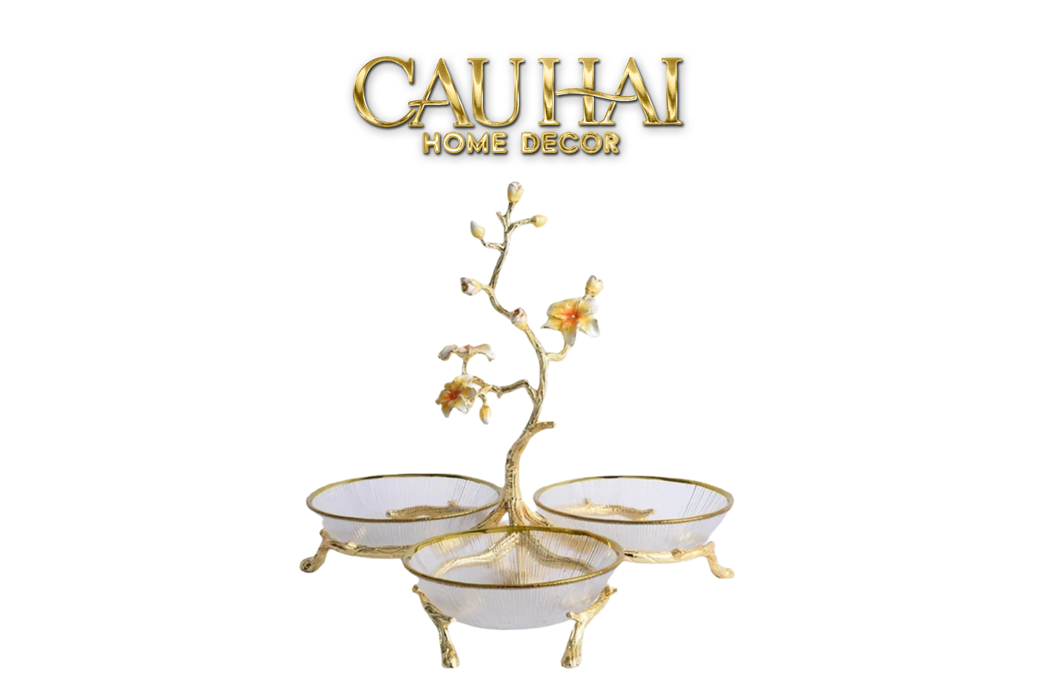 HOME COUTURE - KHAY ĐỒNG CRYSTAL FLEUR DE NEIGE
