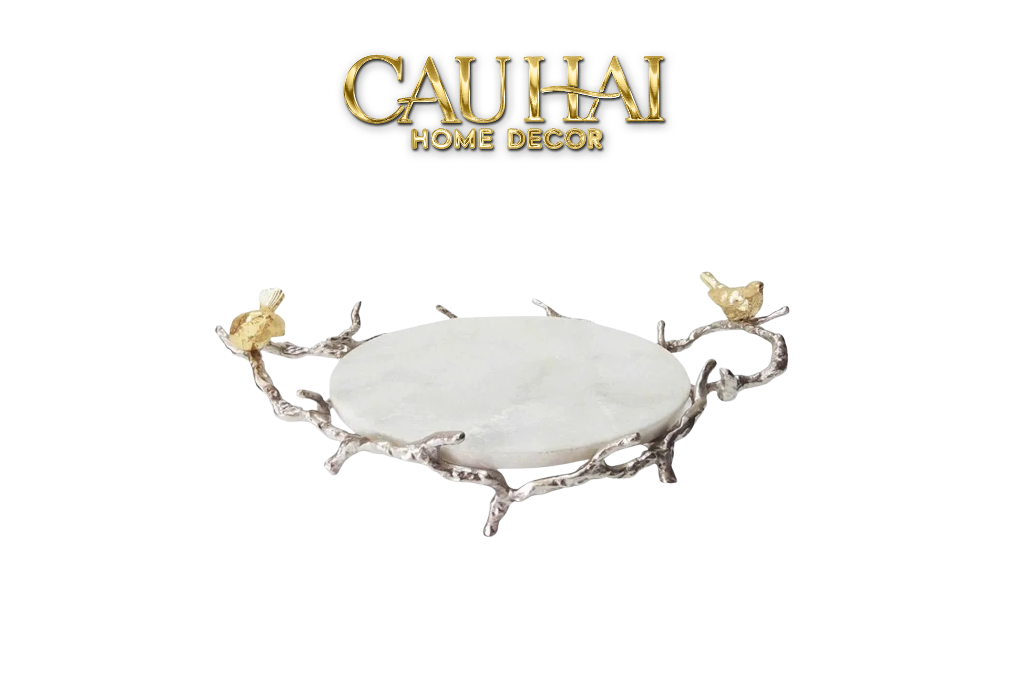 HOME COUTURE - IMPERIAL MARBLE ROMAN TRAY SS25