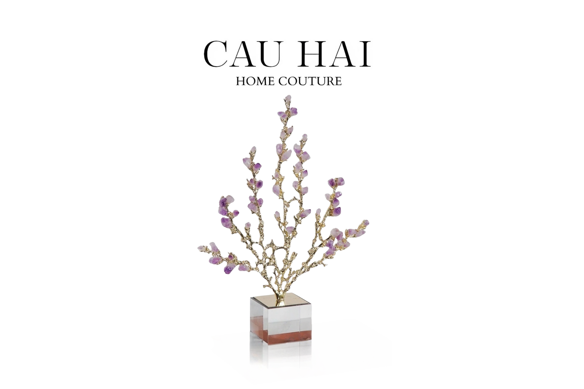 HOME COUTURE - TƯỢNG SAN HÔ ĐÁ QUÝ JEWELRY CORAL H42