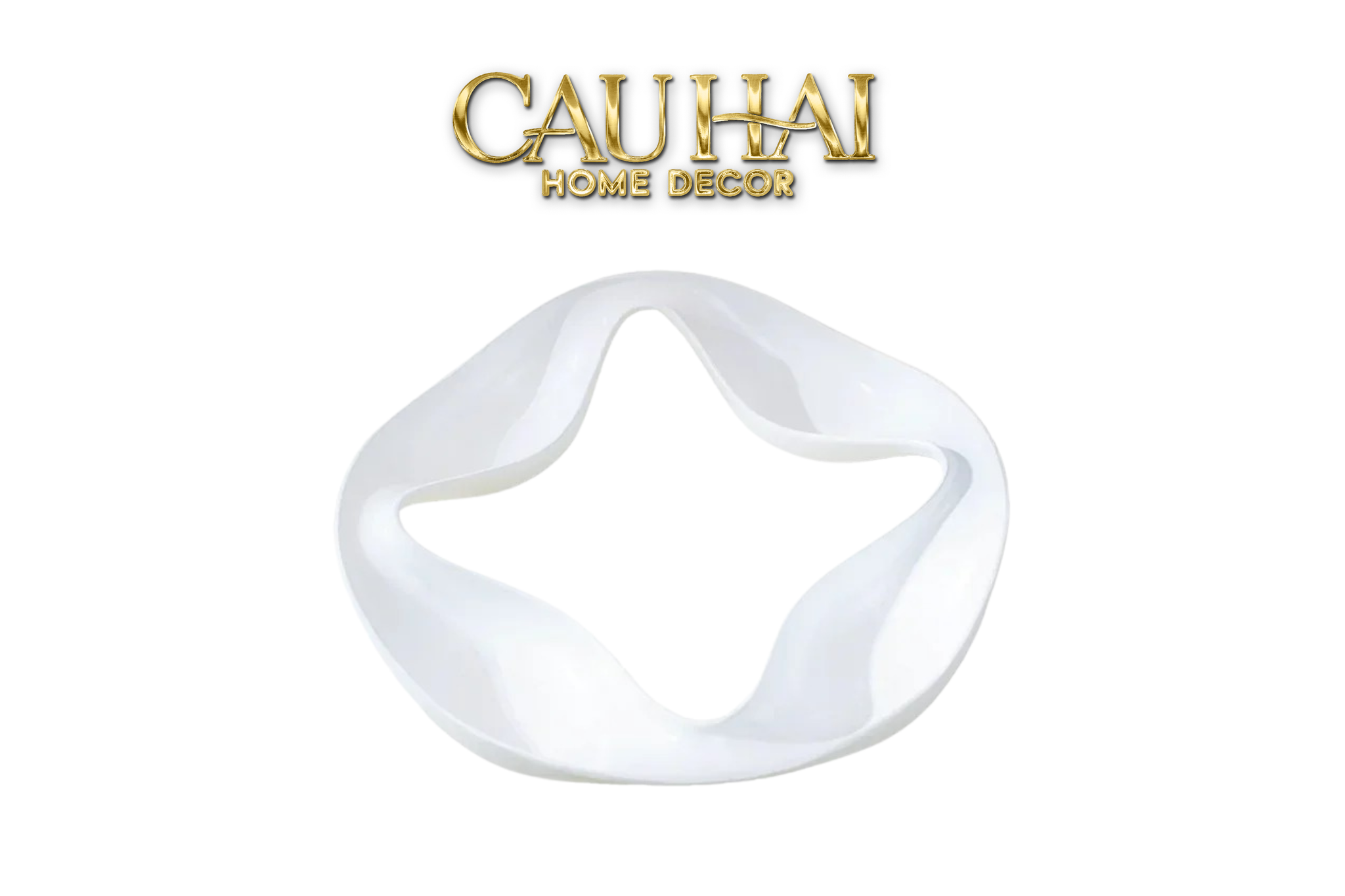 4 SEASONS TRAY QUATRE SAISONS PORCELAINE BLANCHE PLATEAU
