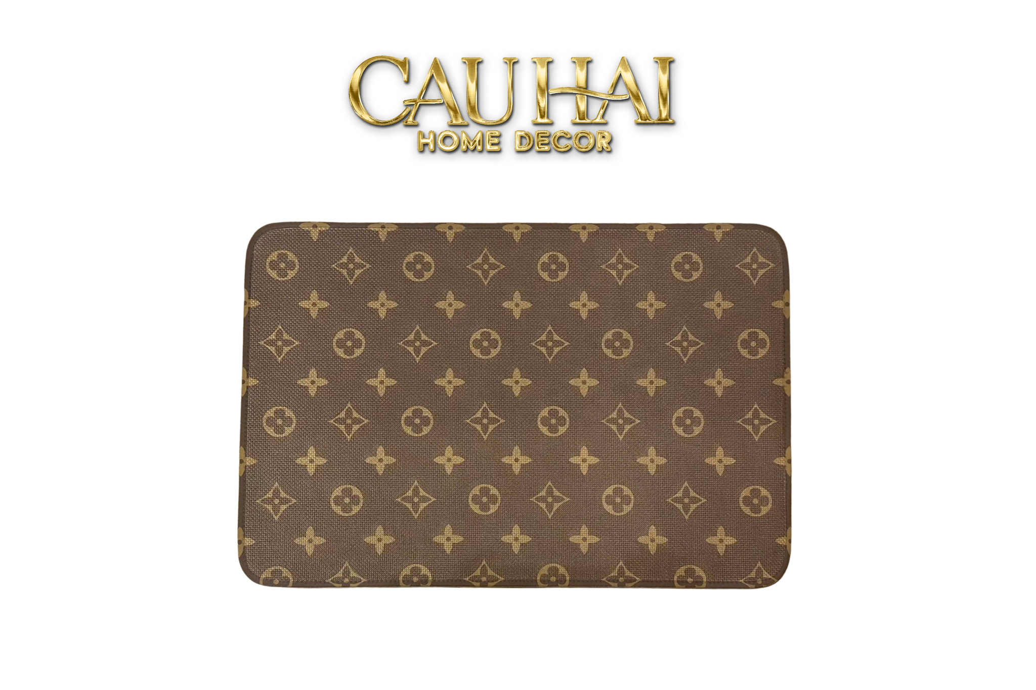 CHENILLE DOOR MAT 60x90 - SIGNATURE LOUIS MONOGRAM