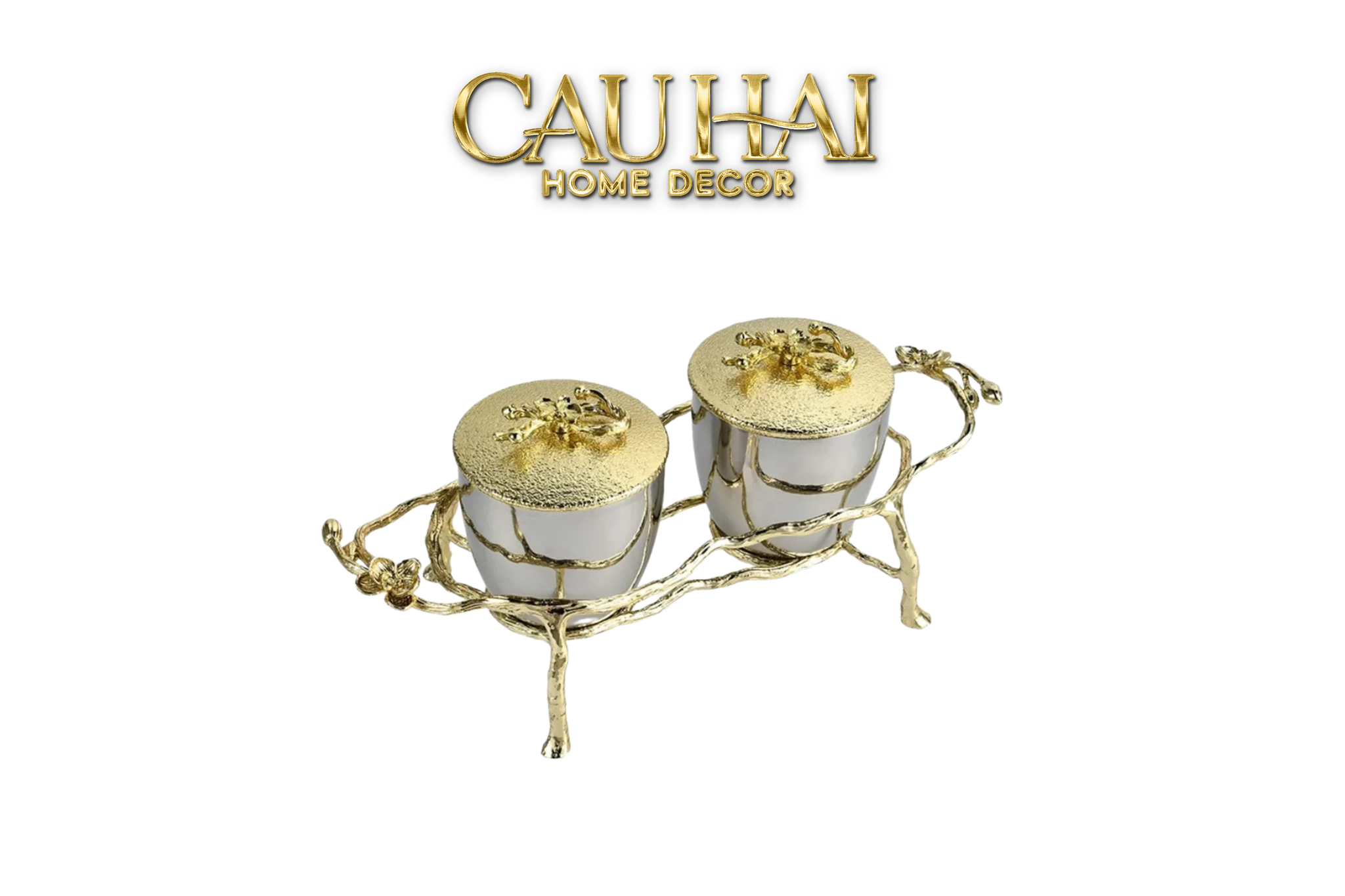 HOME COUTURE - BRASSON PLATINUM JAR.- LES FLEURS D'OR SS25
