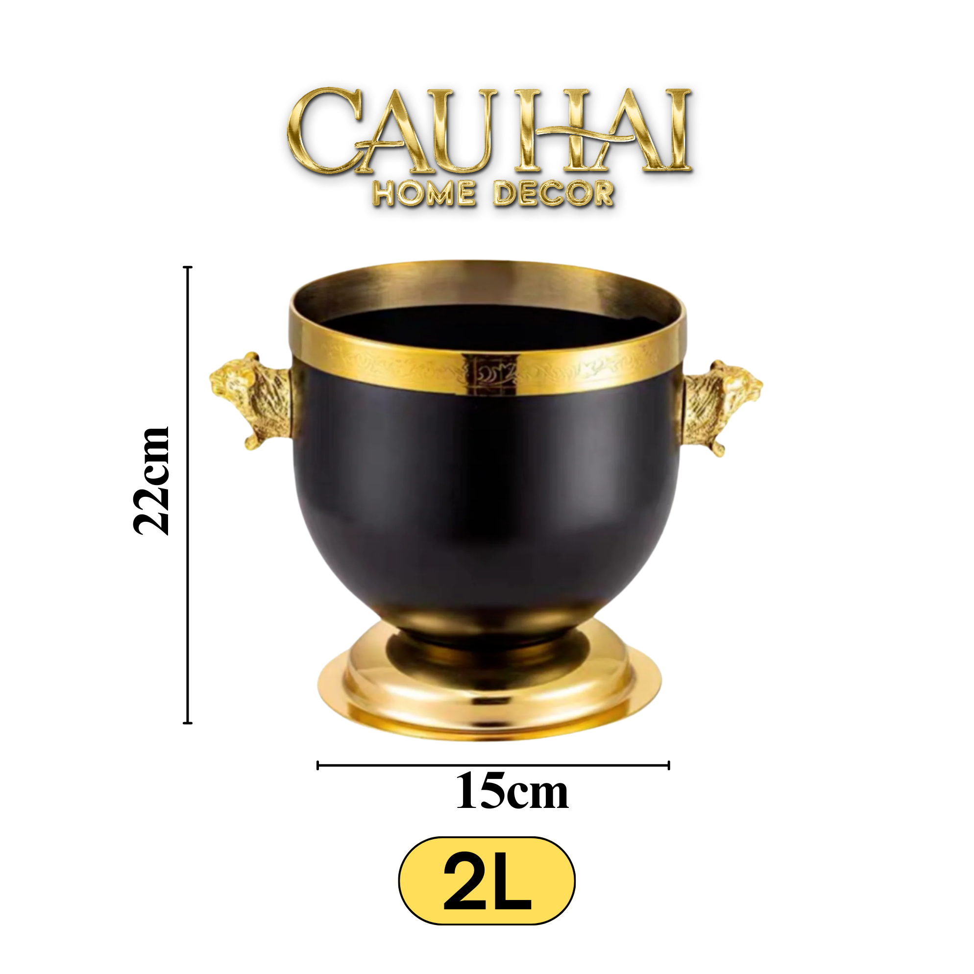 HOME COUTURE - XÔ ĐÁ PHANTOM ROAR ICE BUCKET 2L-CẬU HAI HOME DECOR