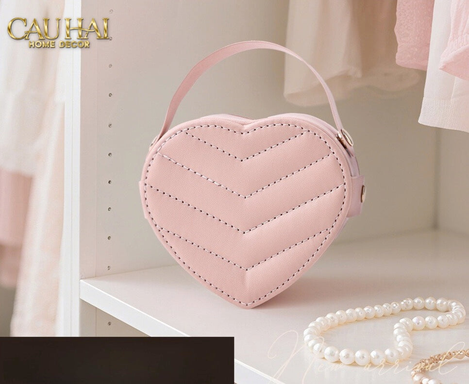 HAUTE FOLIE - HỘP TRANG SỨC MINI D'AMOUR CREAMY PEACH-CẬU HAI HOME DECOR