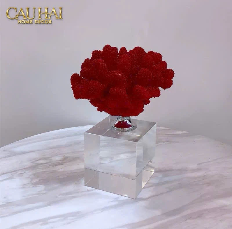 HOME COUTURE - TƯỢNG SAN HÔ CRYSTAL CRIMSON CORAL