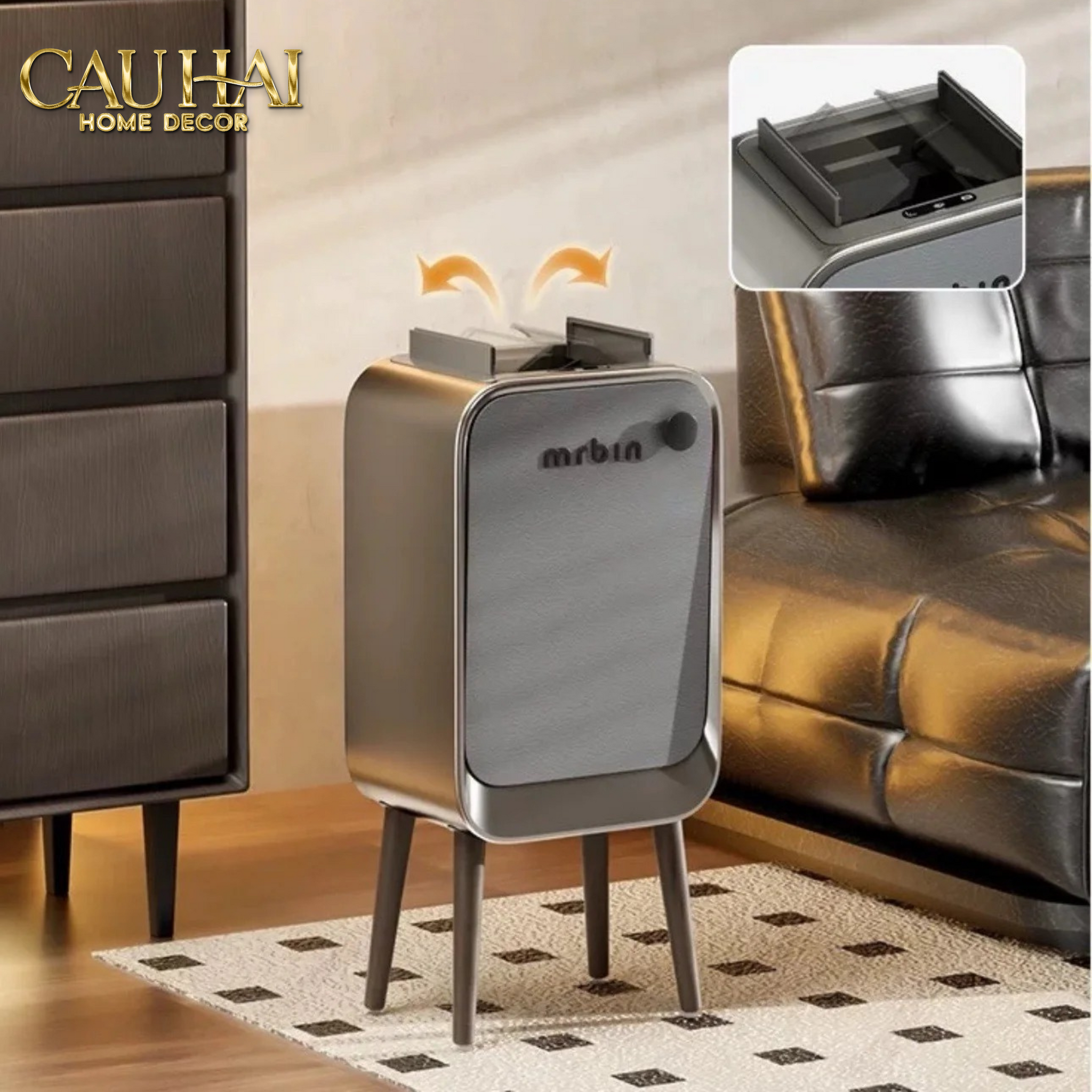 HOME COUTURE - THÙNG RÁC MR BIN AUTOMATIC 20L-CẬU HAI HOME DECOR