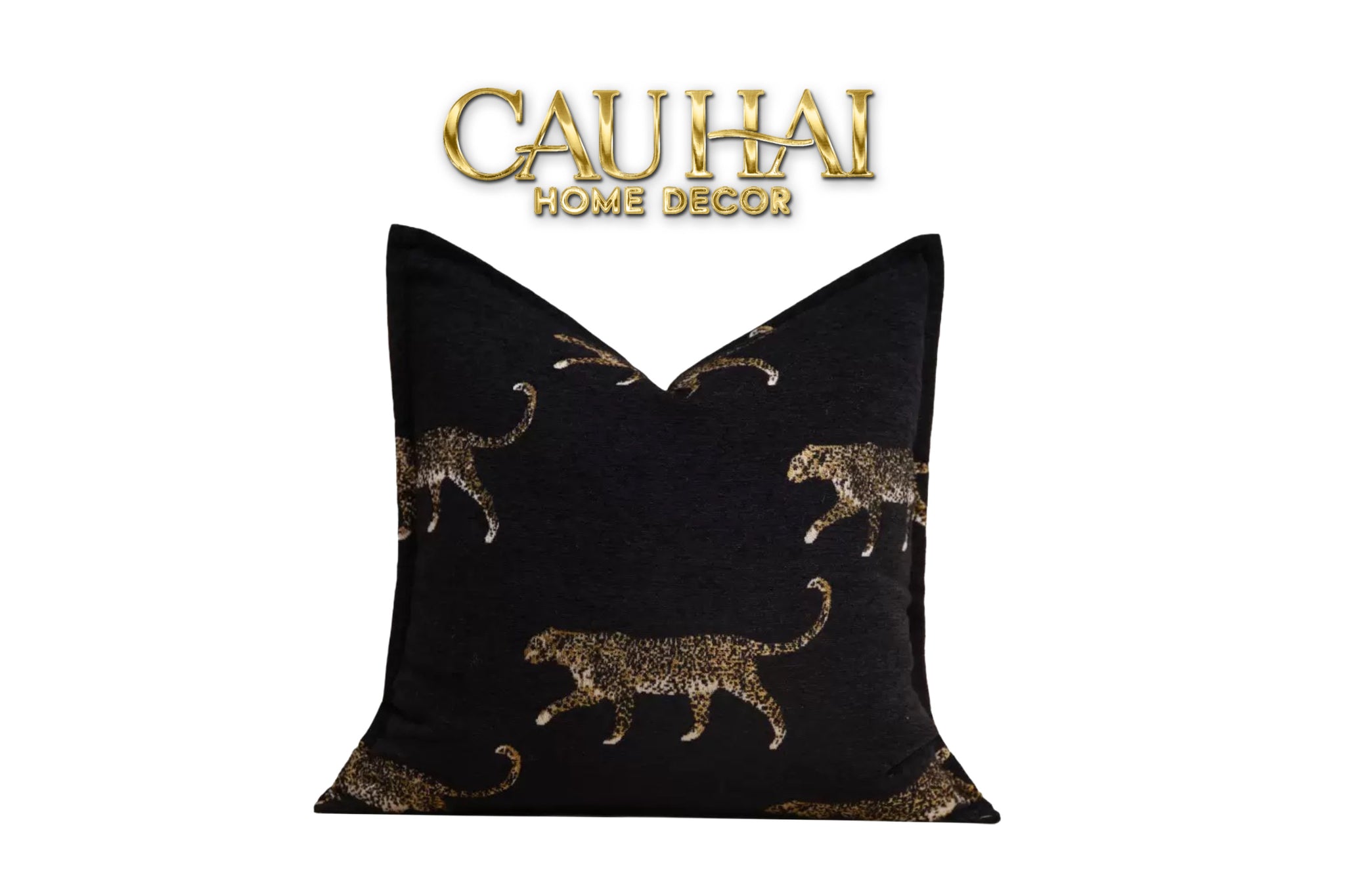 VỎ GỐI TWEED NOCTURNAL PANTHER 45