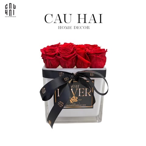LỌ HOA HỒNG VĨNH CỬU EXPLORER DEAR LOVER - WHITE