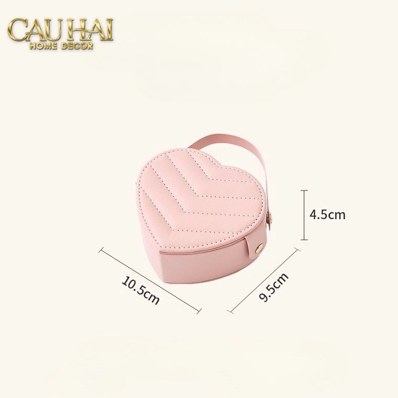 HAUTE FOLIE - HỘP TRANG SỨC MINI D'AMOUR CREAMY PEACH-CẬU HAI HOME DECOR