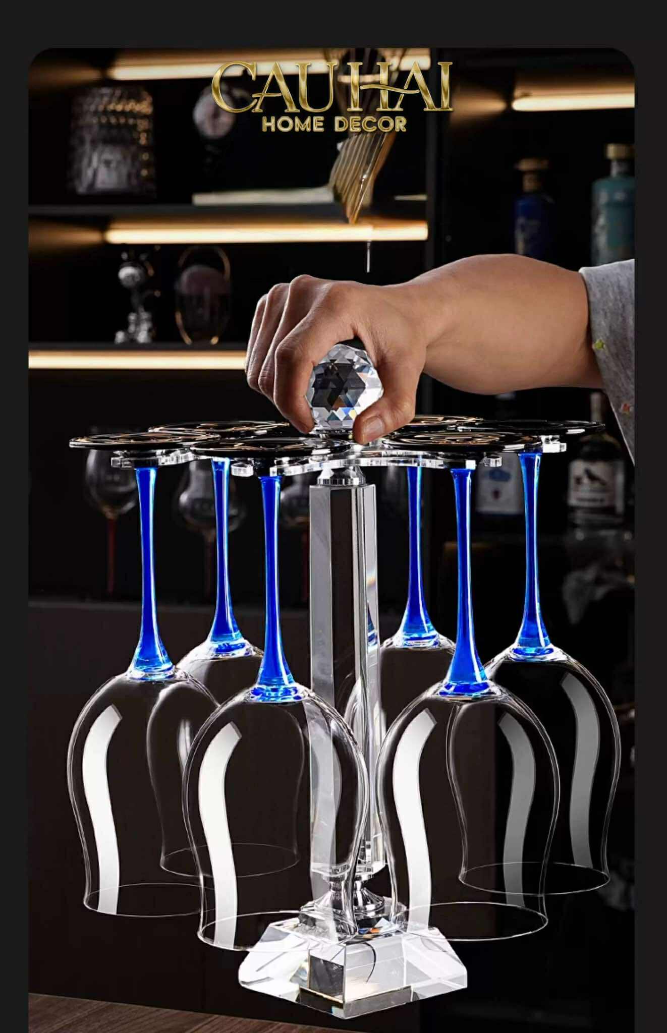 HOME COUTURE - SET 6 LY VANG OCEANAMI & CRYSTAL RACK 600ML-CẬU HAI HOME DECOR