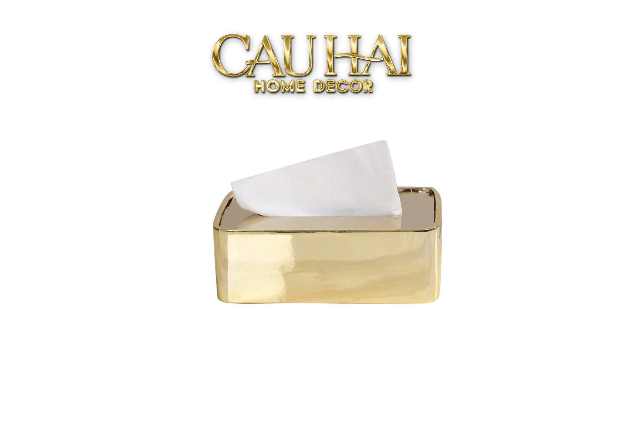 RECTANGULAR METALIC TISSUE BOX
