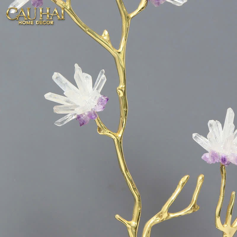 HOME COUTURE - TƯỢNG ĐỒNG GEMSTONE - LES FLEURS BLANCHES H50
