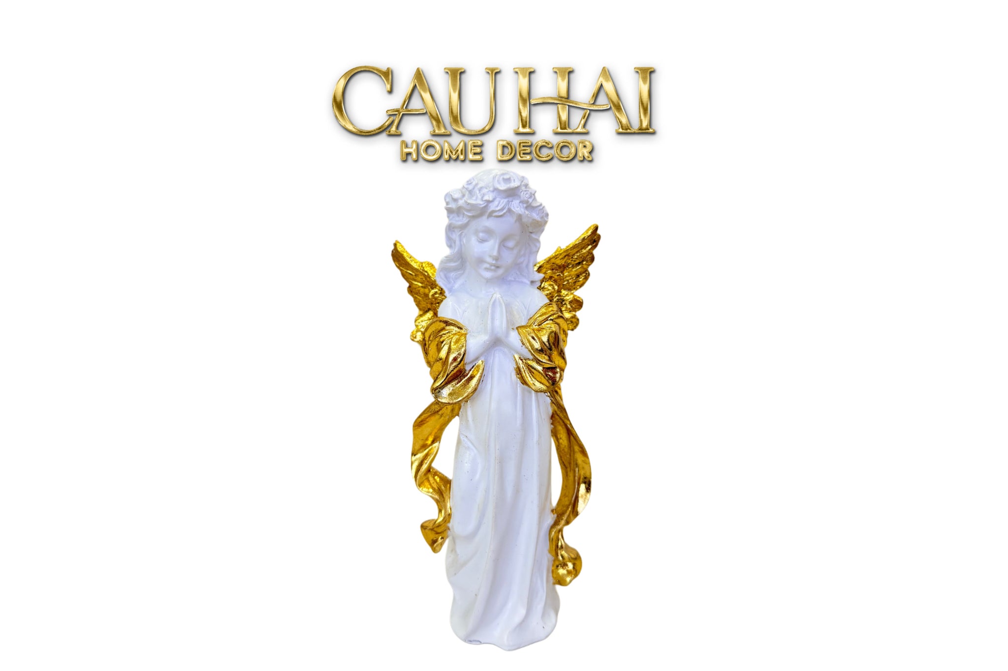 TƯỢNG GOLDEN JR ANGEL DÁT VÀNG 24K