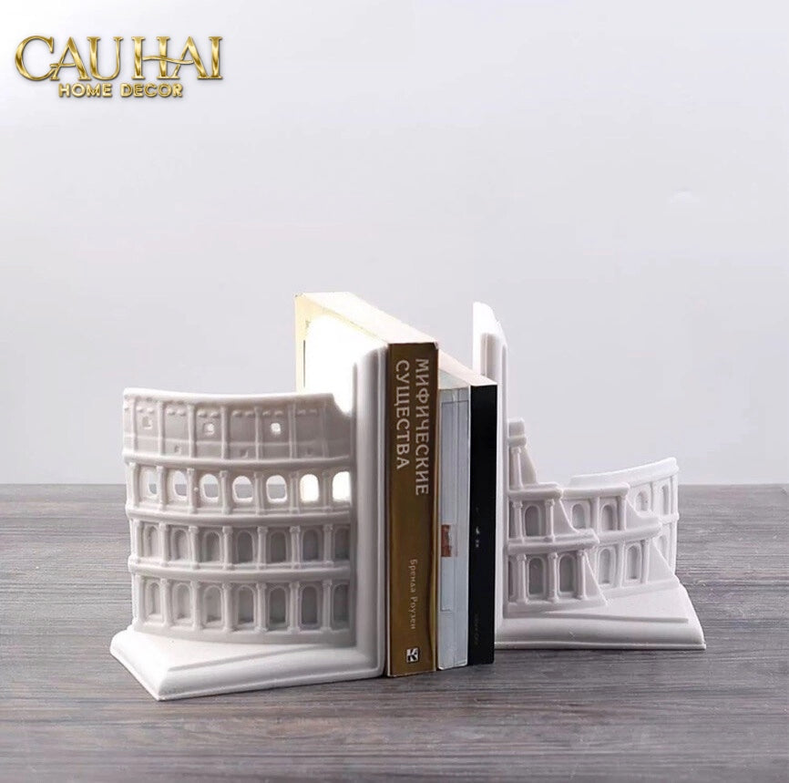 SET TƯỢNG CHẶN SÁCH COLOSSEUM IMPÉRIAL - THE FLAVIAN AMPHITHEATRE