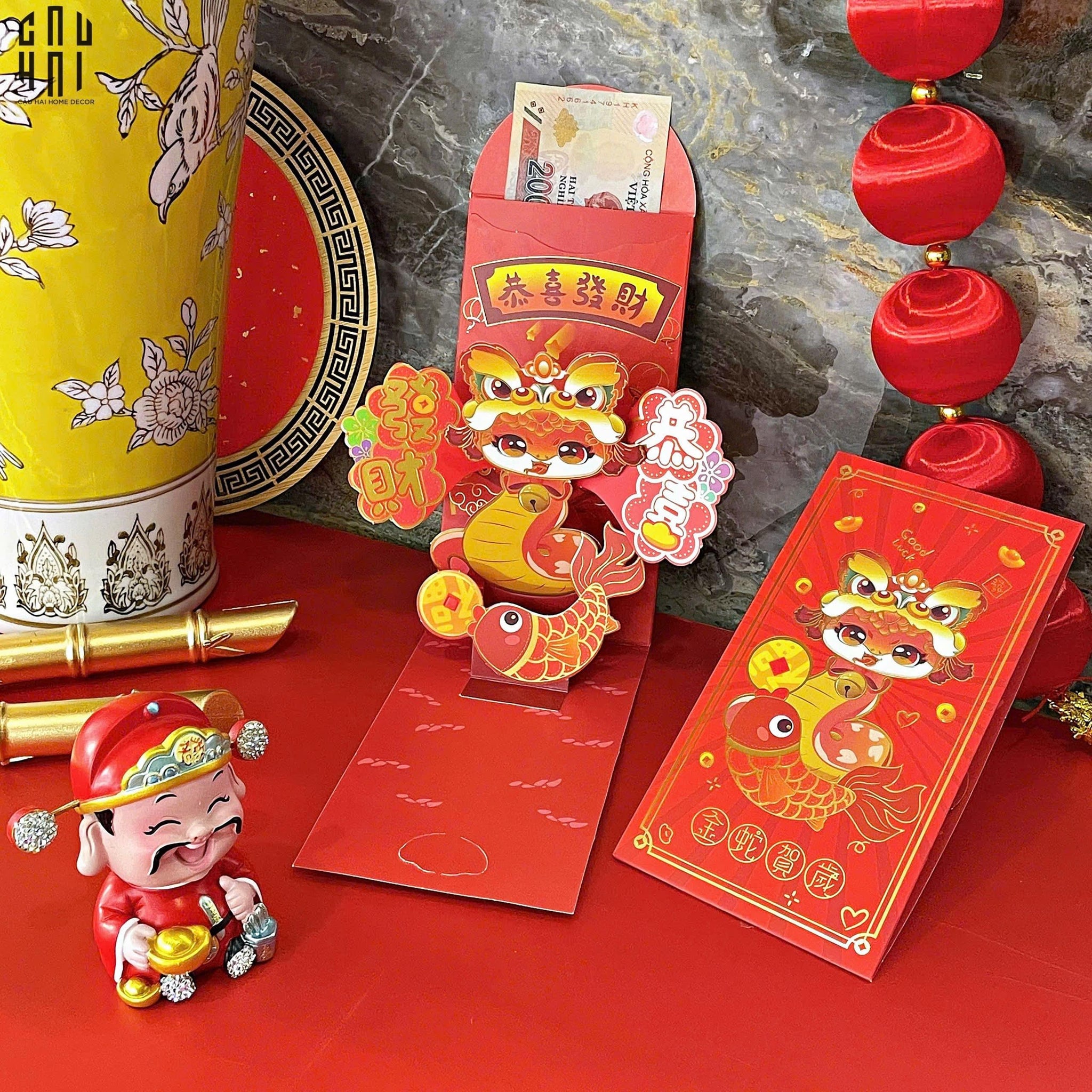 BAO LÌ XÌ 3D ẤT TỴ 2025
