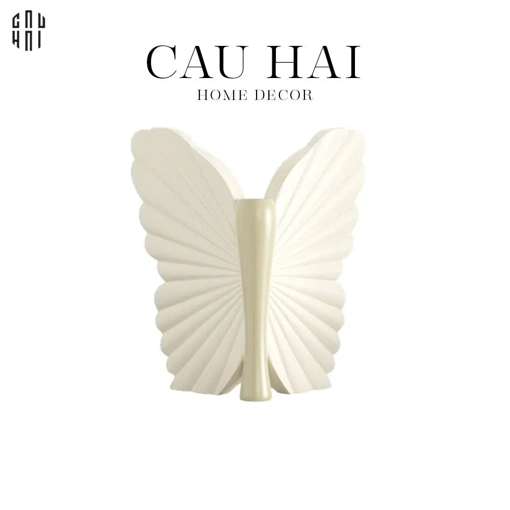 BÌNH HOA BUTTERFLY WINGS - BEIGE - ANGEL IN BLOOM SS25