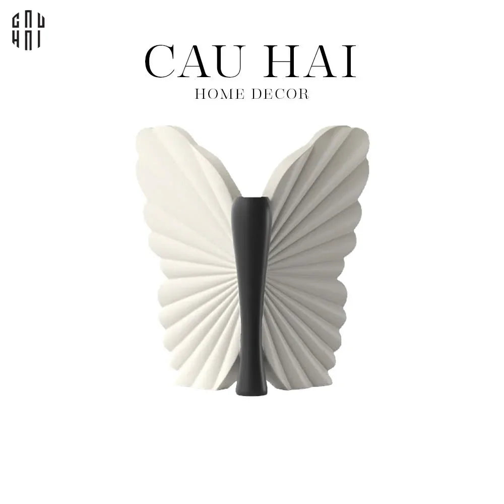 BÌNH HOA BUTTERFLY WINGS - BLACK - ANGEL IN BLOOM SS25