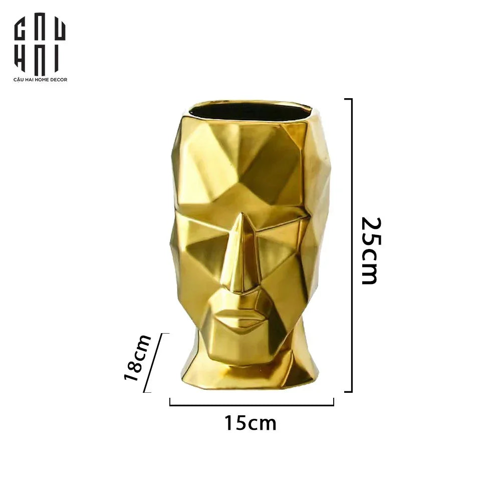 BÌNH HOA GOLDEN MOAI