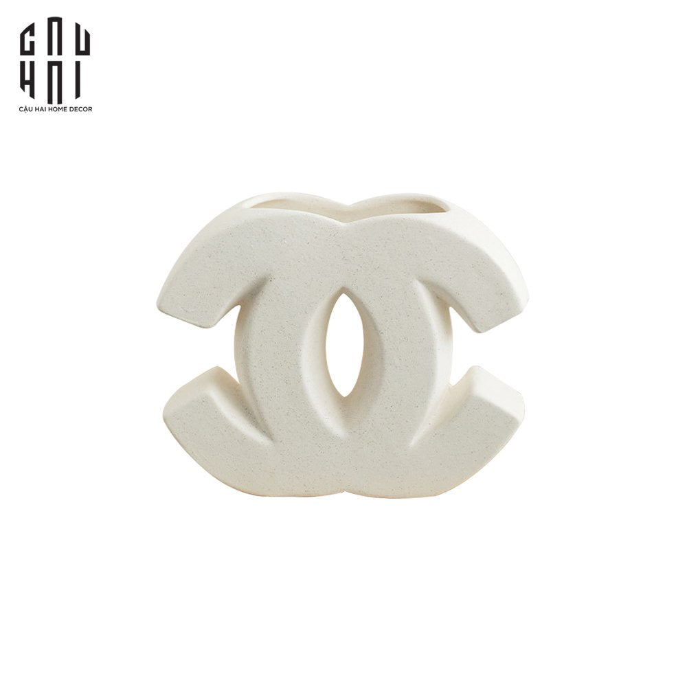 BÌNH HOA GỐM TRANG TRÍ - WHITE COCO LADY SS25-CẬU HAI HOME DECOR