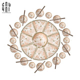 BỘ CHÉN DĨA DAISY 39PCS-CẬU HAI HOME DECOR