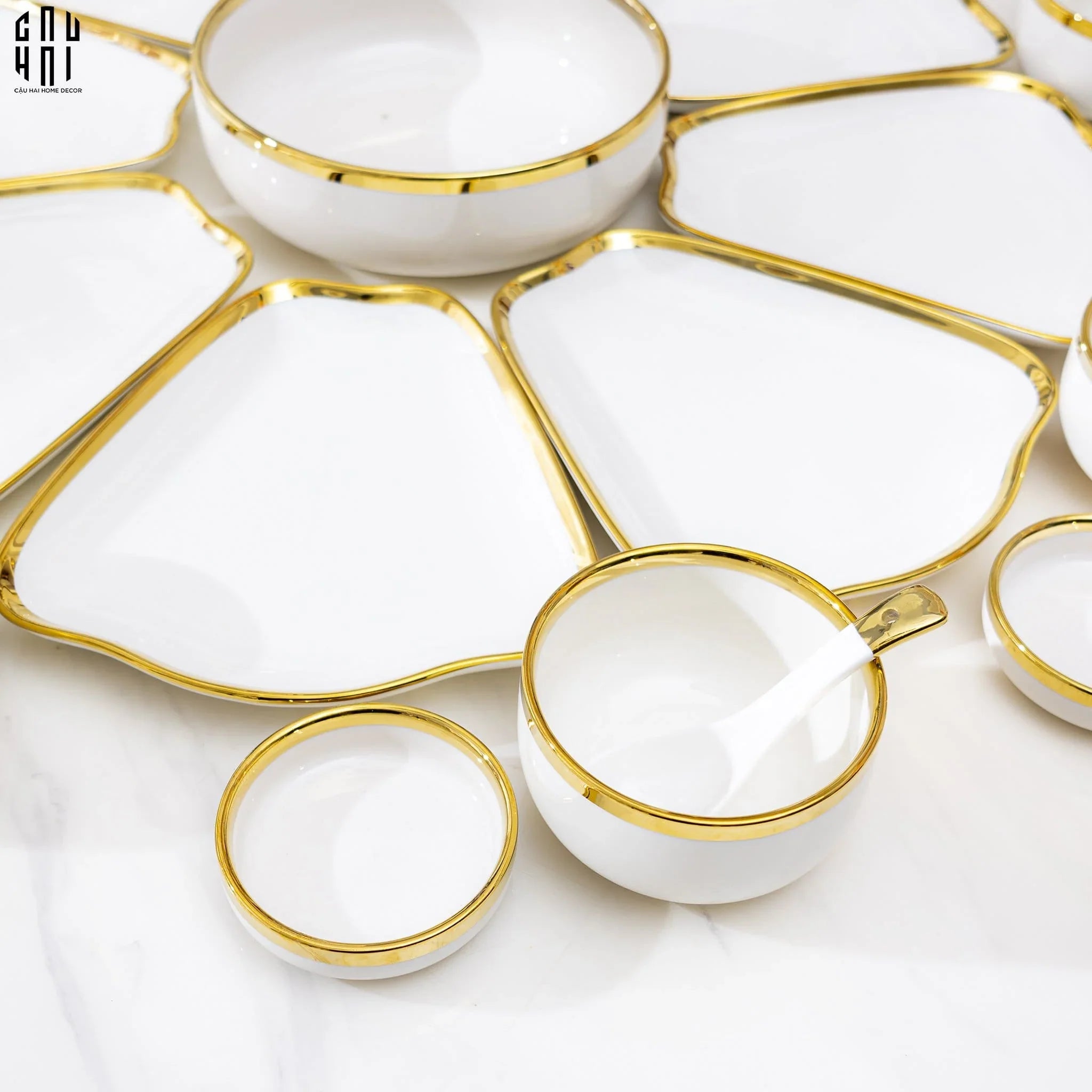 BỘ CHÉN DĨA WINDSOR 33PCS-CẬU HAI HOME DECOR