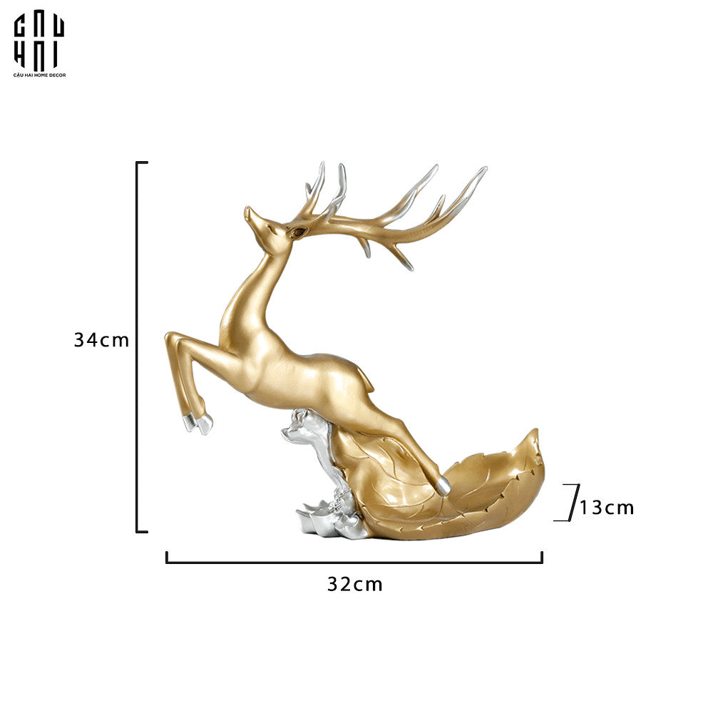 ĐẾ RƯỢU REINDEER - CẬU HAI HOME DECOR