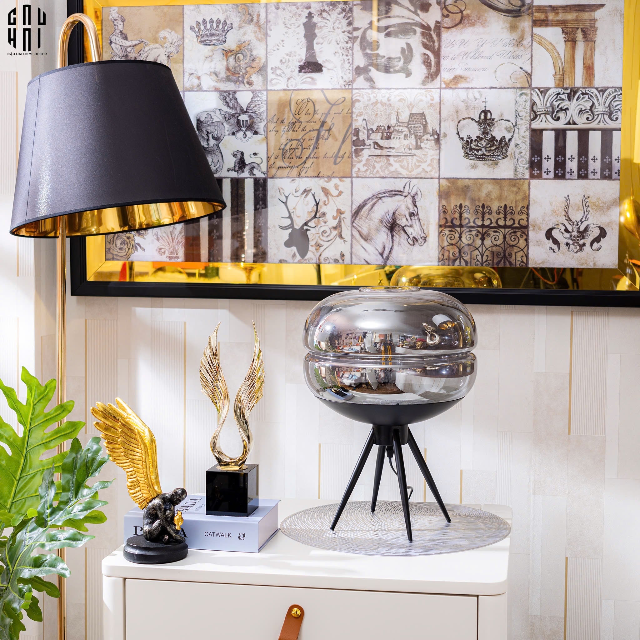 ĐÈN BÀN ALEXIS - ALEXIS SIDE TABLE LAMP-CẬU HAI HOME DECOR