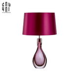 ĐÈN BÀN AMBER - AMBER SILKY TABLE LAMP-CẬU HAI HOME DECOR