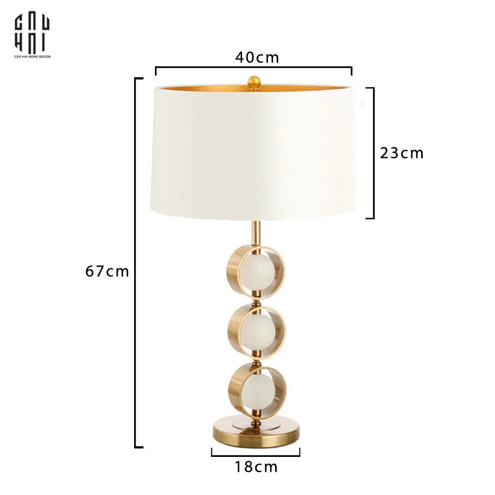 ĐÈN BÀN PEARLS - PEARLS SIDE TABLE LAMP-CẬU HAI HOME DECOR