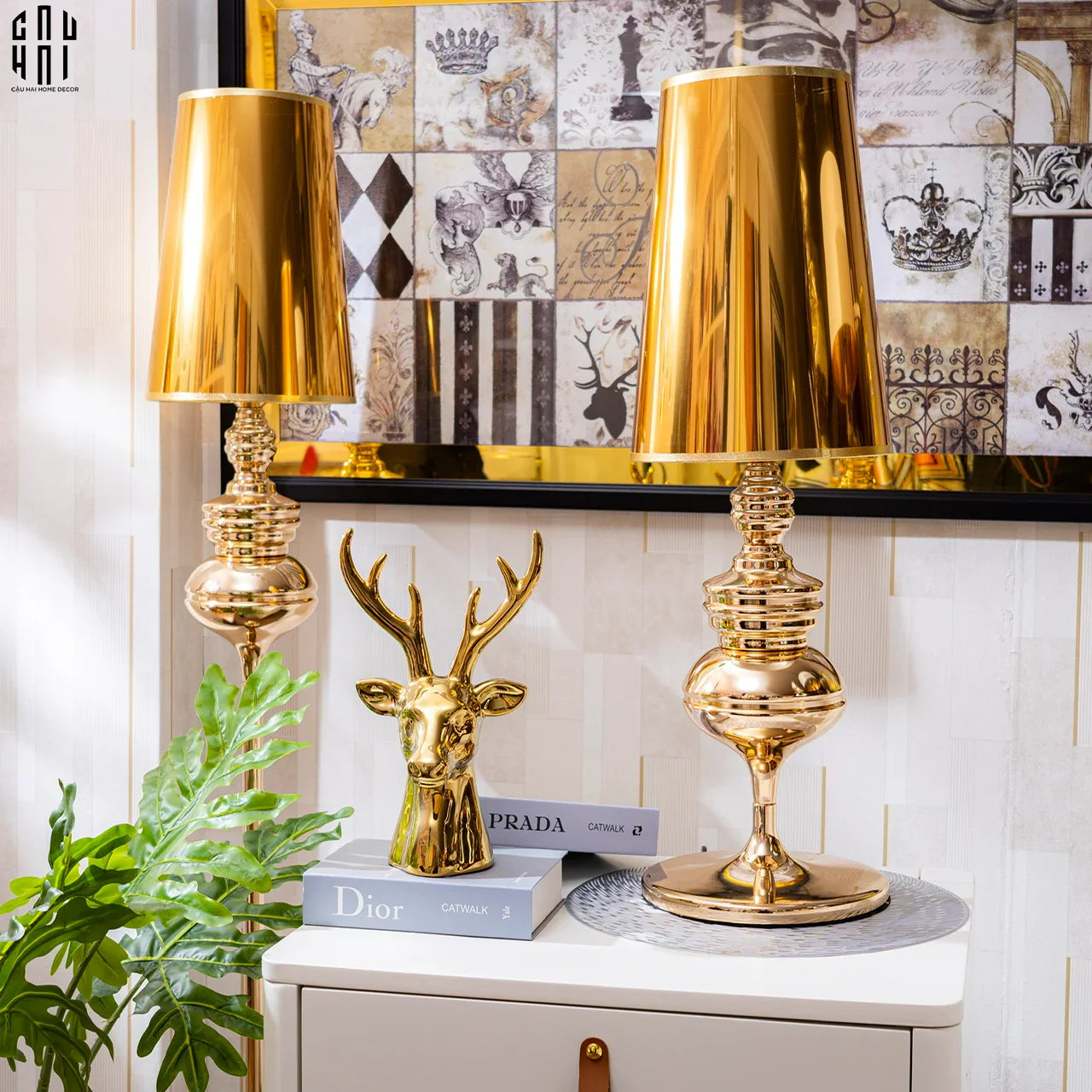 ĐÈN NGỦ ĐỂ BÀN ANDREW GOLD - S78-CẬU HAI HOME DECOR