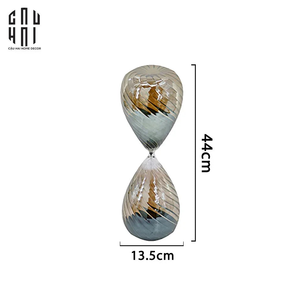 ĐỒNG HỒ CÁT CRYSTAL CURVES L-CẬU HAI HOME DECOR