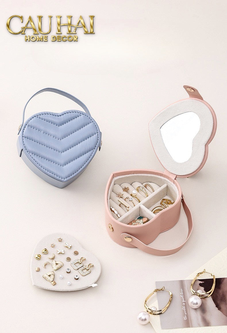 HAUTE FOLIE - HỘP TRANG SỨC MINI D'AMOUR CREAMY PEACH-CẬU HAI HOME DECOR