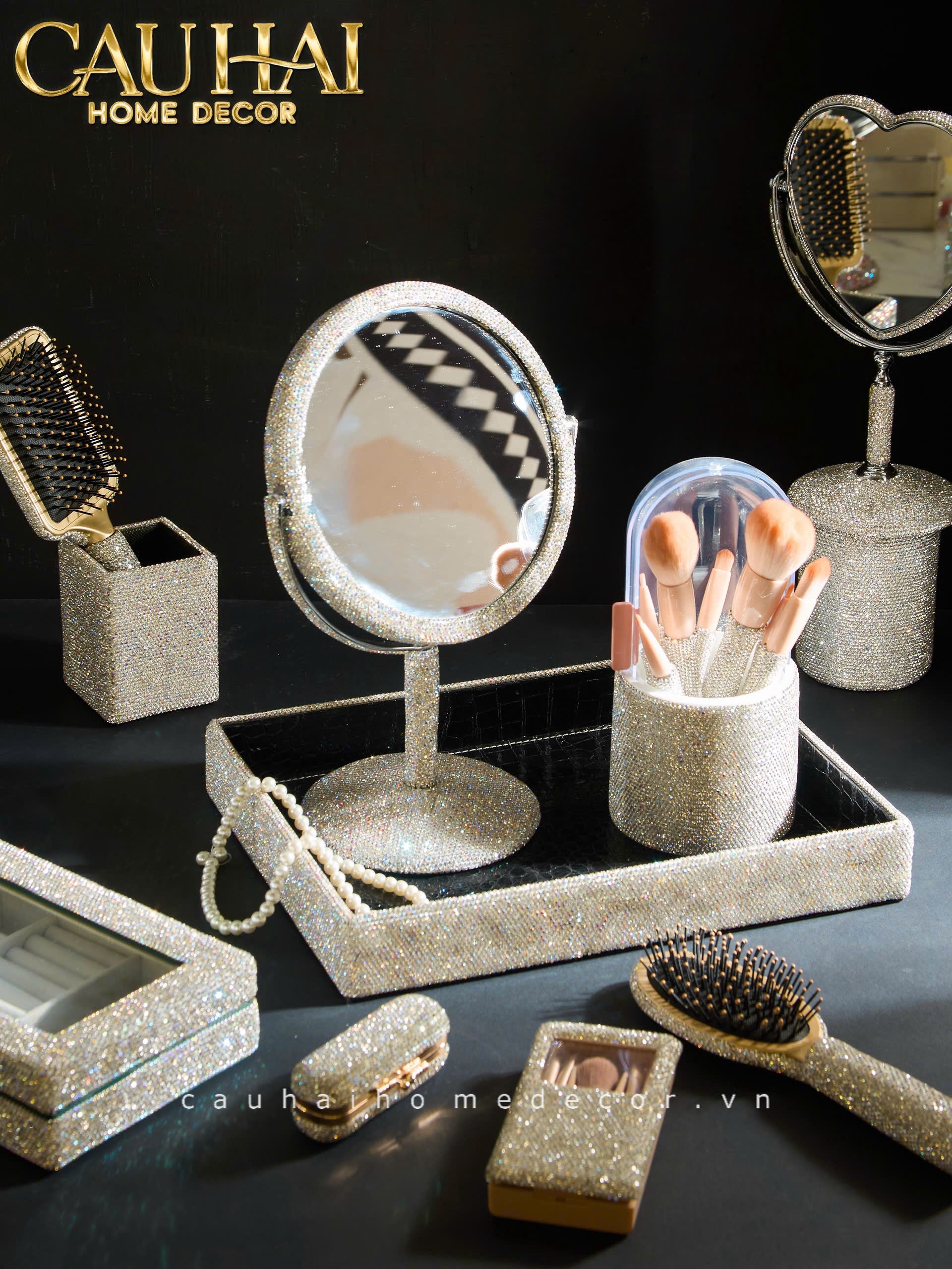 LỌ ĐỰNG CỌ DIAMOND BLING BLING MORRIES