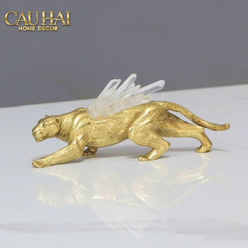 HOME COUTURE - TƯỢNG ĐỒNG CELESTIAL CRYSTAL PANTHER D13