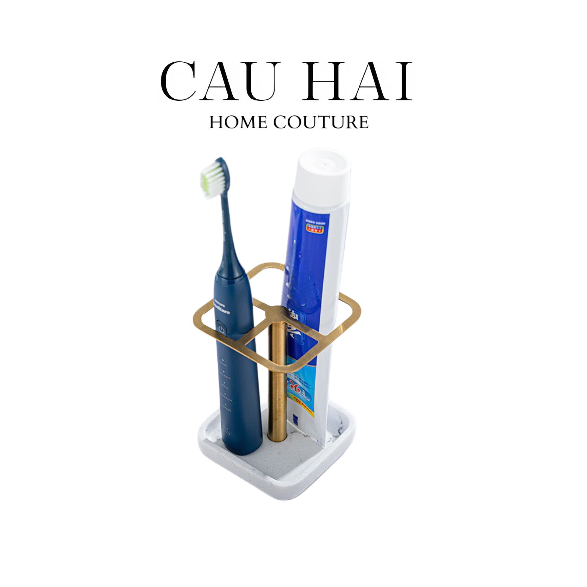 GIÁ ĐỂ BÀN CHẢI ELEGANT BATHROOM STAND
