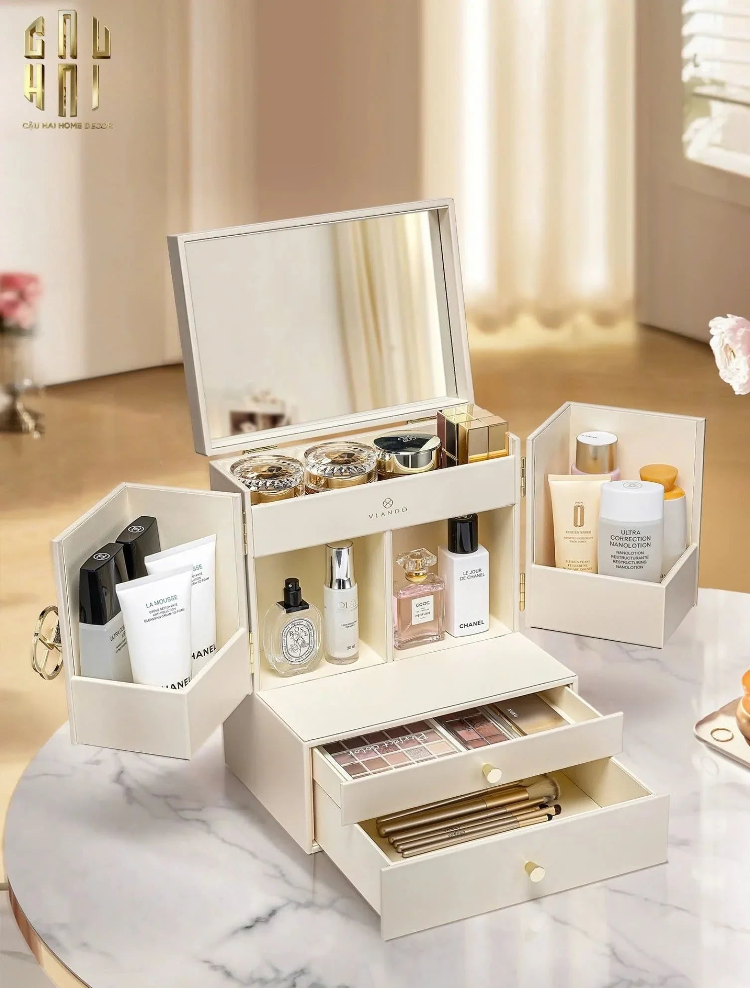 HAUTE FOLIE - HỘP TRANG SỨC DA - PREMIUM JEWELRY MANSION