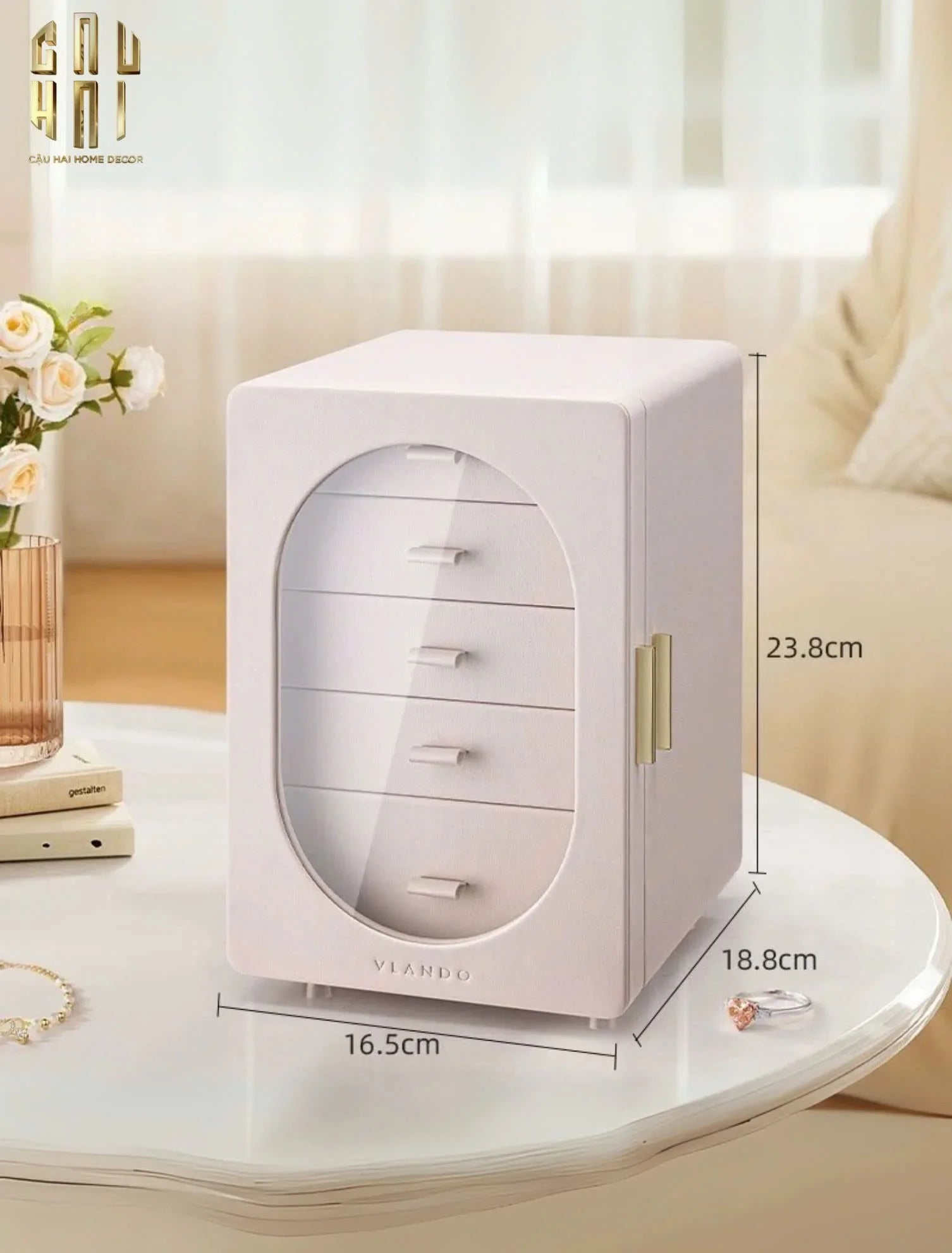 HAUTE FOLIE - HỘP TRANG SỨC JEWELRY PENTA - CLOSET