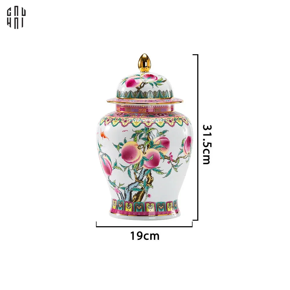 HOME COUTURE - BÌNH HOA PORCELAIN PEACH PATTERNS SS25