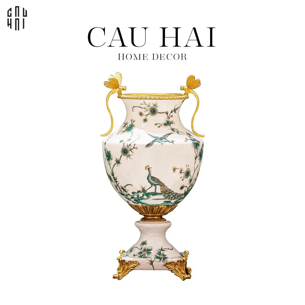 HOME COUTURE - BÌNH HOA SỨ BẠCH THIÊN KHỔNG TƯỚC SS25