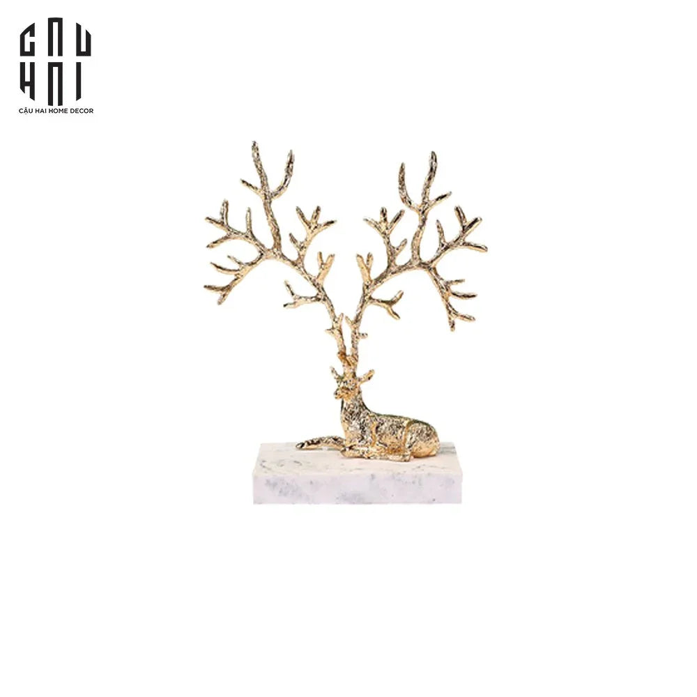 HOME COUTURE - BRASSON JEWELRY ORNAMENT - HEALING ELK) SS25