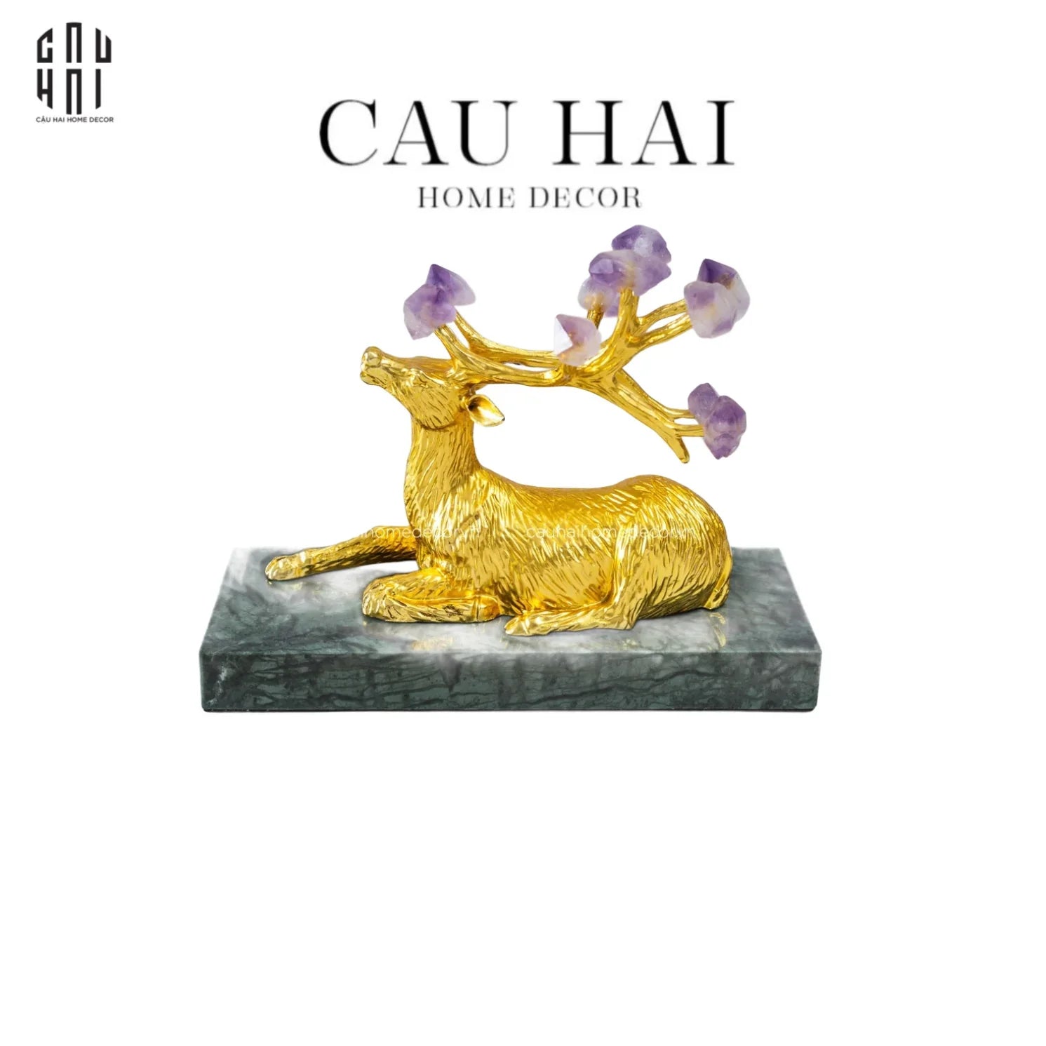 HOME COUTURE - BRASSON JEWELRY ORNAMENT - MYTHICAL ELK SS25-CẬU HAI HOME DECOR