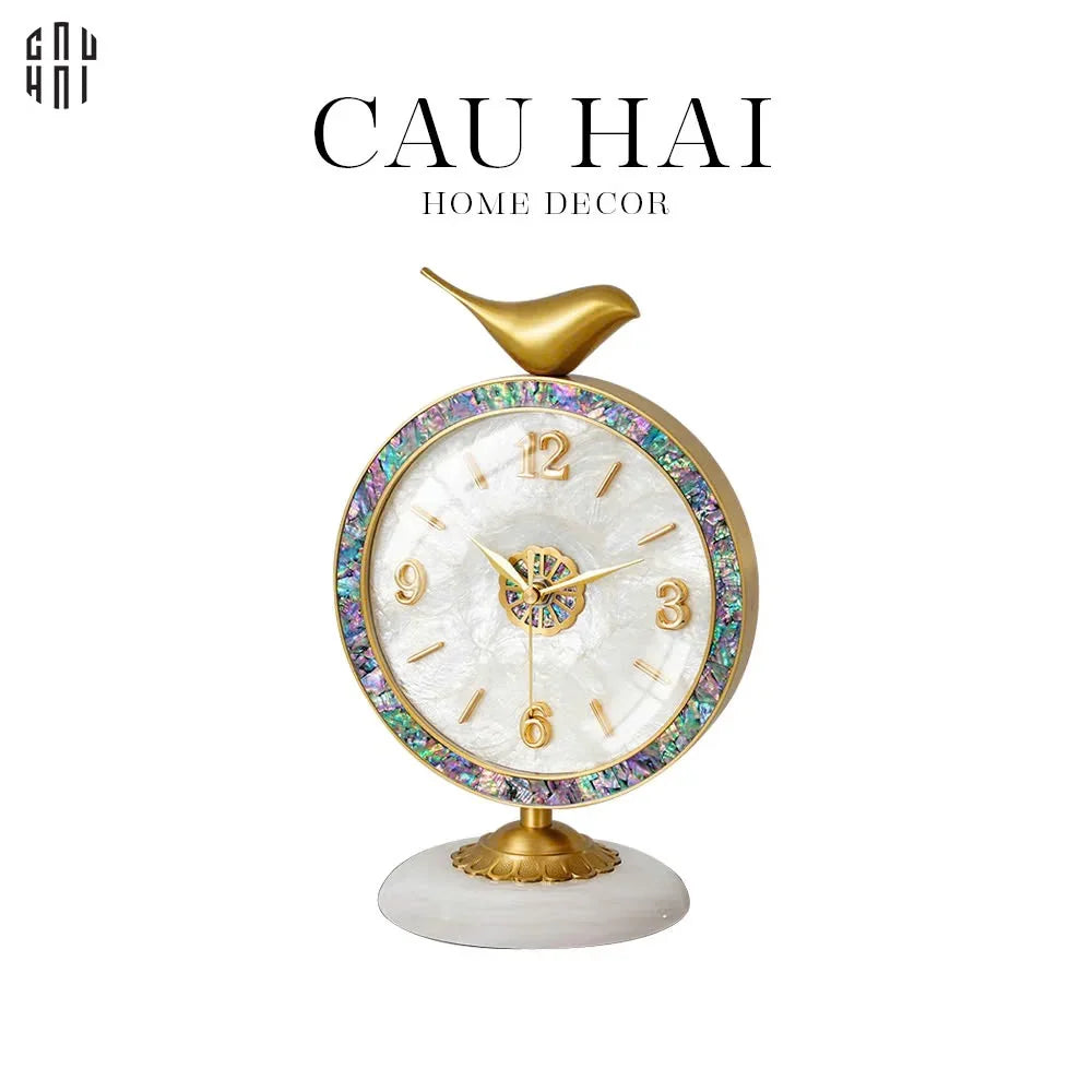 HOME COUTURE - ĐỒNG HỒ CỔ ĐIỂN - SAPPHIRE BLOOM LUXURY CLOCK