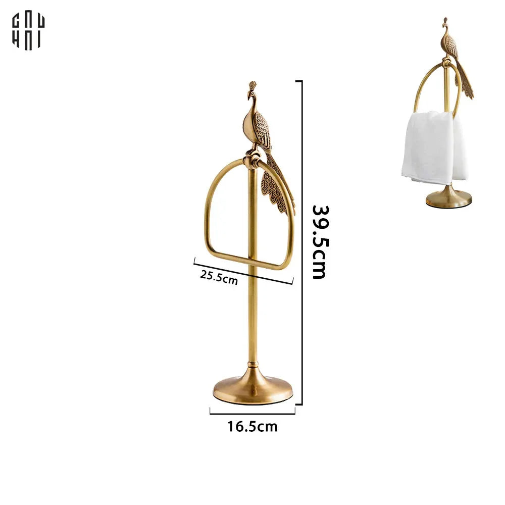 HOME COUTURE - GIÁ TREO KHĂN GOLDEN BRONZE PEAFOWL SS25