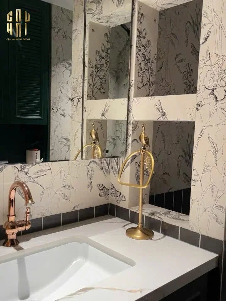 HOME COUTURE - GIÁ TREO KHĂN GOLDEN BRONZE PEAFOWL SS25