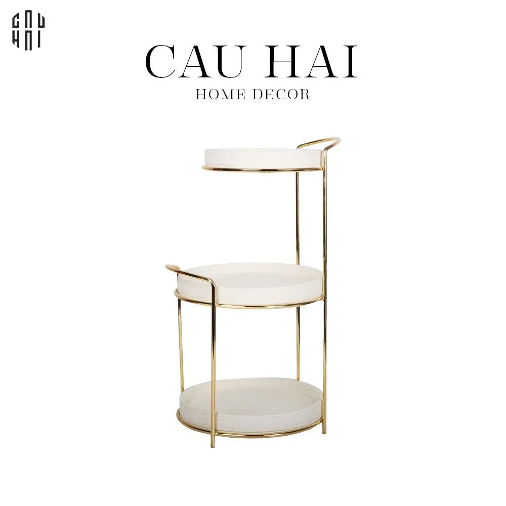 HOME COUTURE - KỆ KHAY DA ATELIER - WHITE