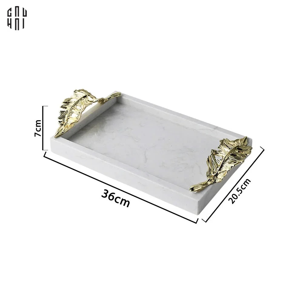HOME COUTURE - KHAY ĐÁ MARBLE LÁ ĐỒNG FALL WINTER FW25