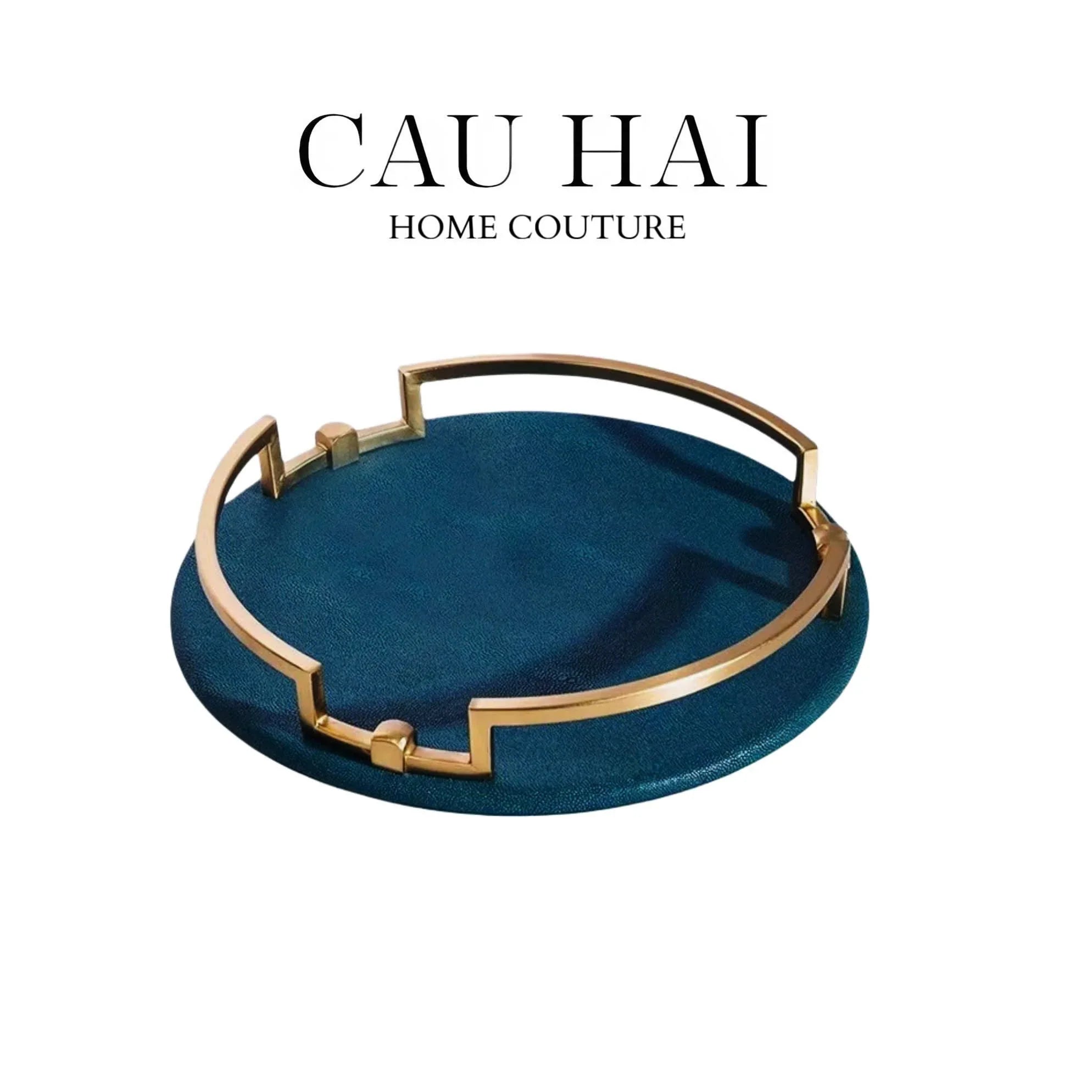 HOME COUTURE - KHAY DA TRÒN PEACOCK EMERALD