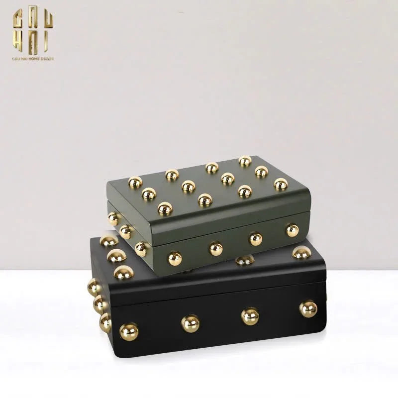 HOME COUTURE - SET 2 RƯƠNG JEWELRY GOTHIC BLACKHORN CHEST FW25