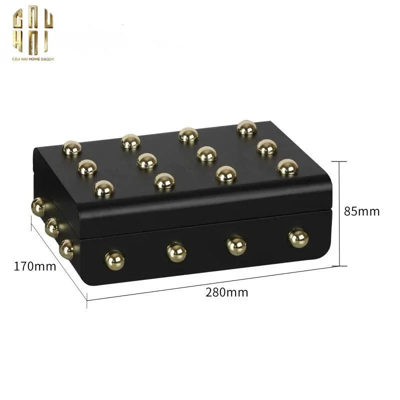 HOME COUTURE - SET 2 RƯƠNG JEWELRY GOTHIC BLACKHORN CHEST FW25